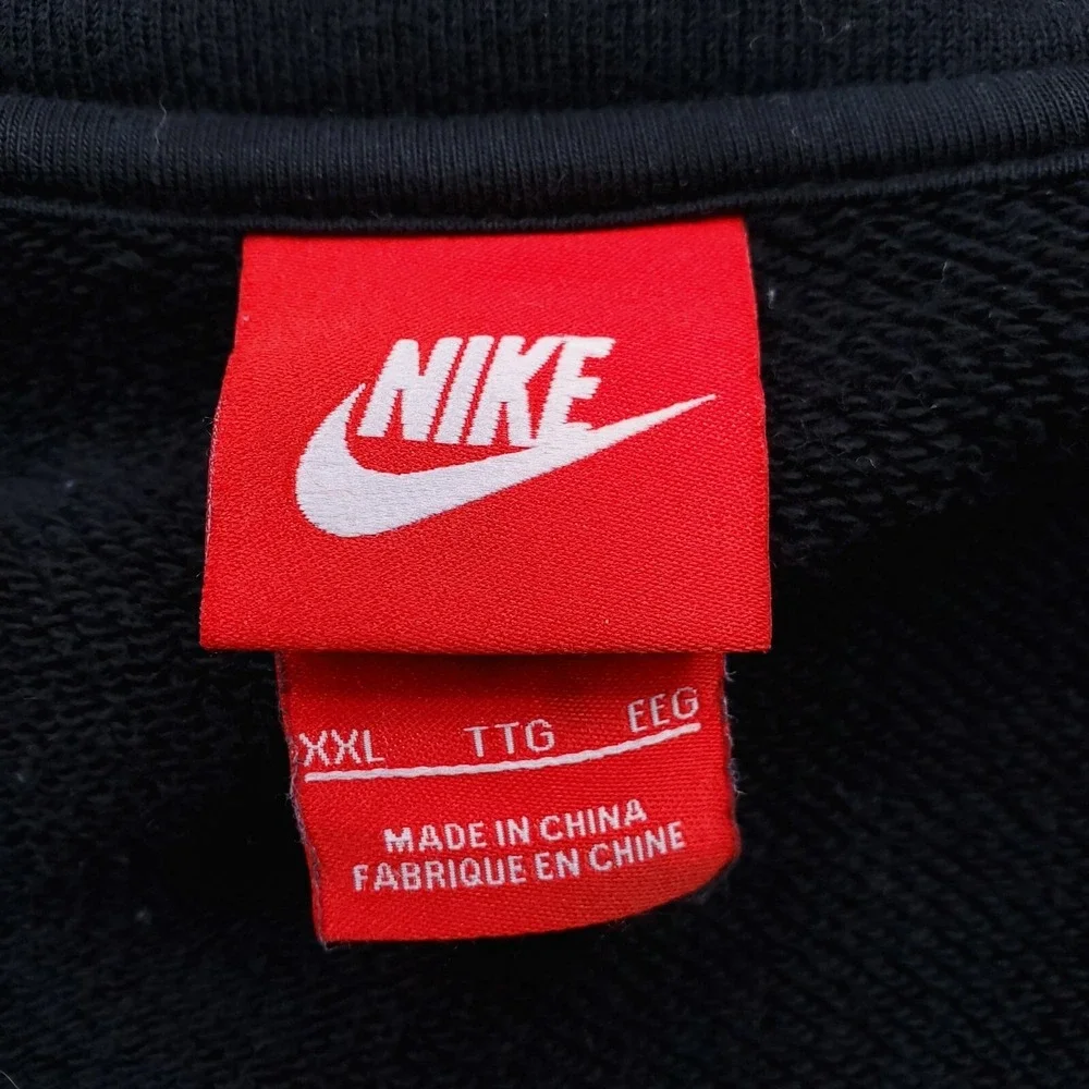 Vintage Nike Air Windrunner Hoodie Men XXL Black Red BRED Galaxy Jacket Full Zip